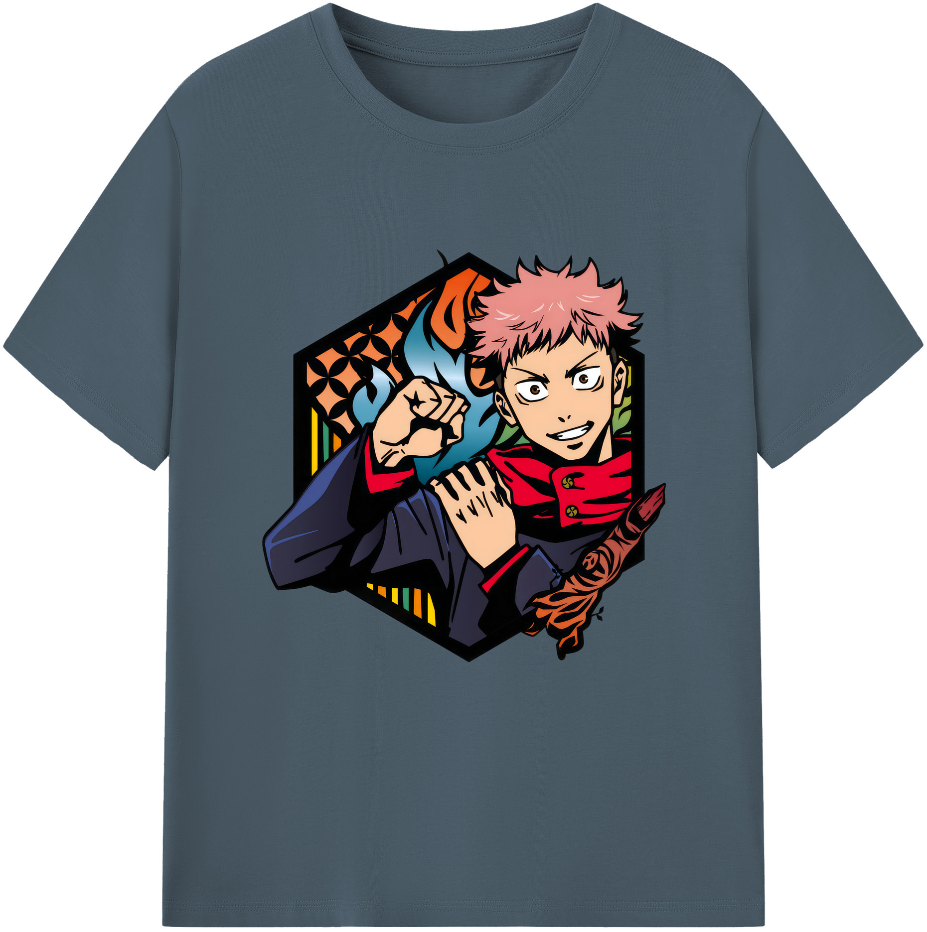 （画像用） 呪術廻戦 Jujutsu Kaisen 綿100％半袖Tシャツ（フロントプリント）